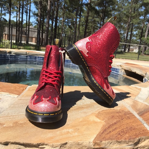 Dr. Martens Shoes - DR. MARTENS GLITTER FLAME